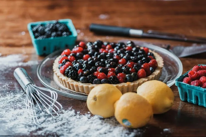 ベリーのケーキタルト